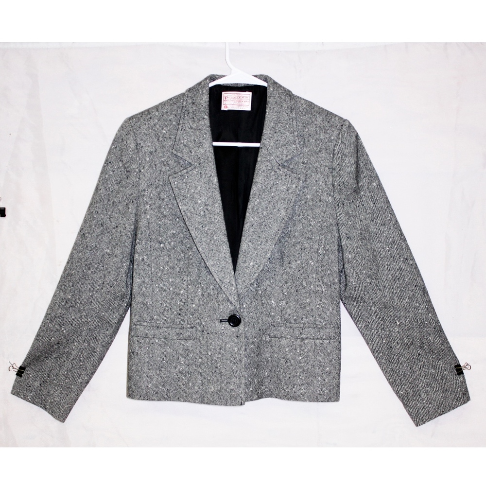 Pendleton 100% Wool Jacket One Button Gaberdine